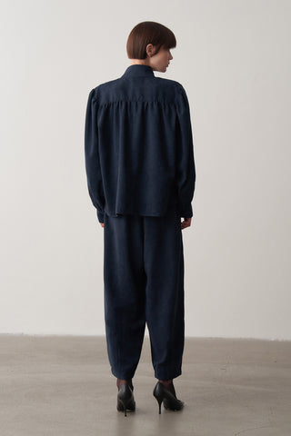 Süet Balon Kol Gömlek