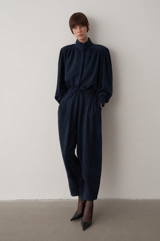 Süet Balon Kol Gömlek