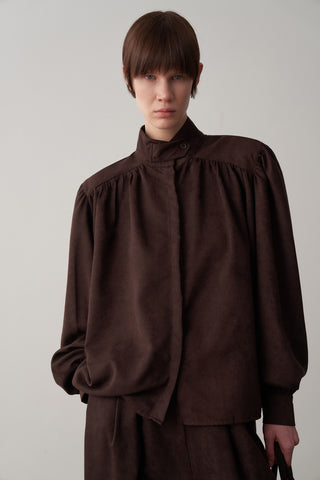 Süet Balon Kol Gömlek Pantolon Takım