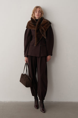 Nora Balon Kol Kruvaze Blazer Ceket