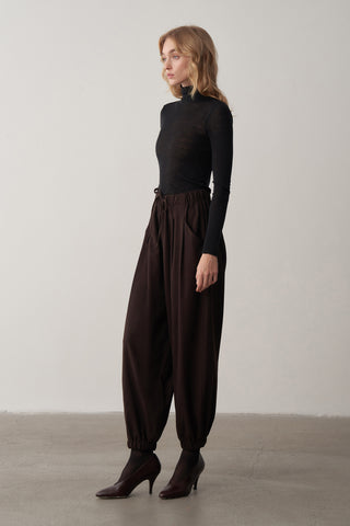 Nora Balon Kol Kruvaze Ceket Pantolon Takım