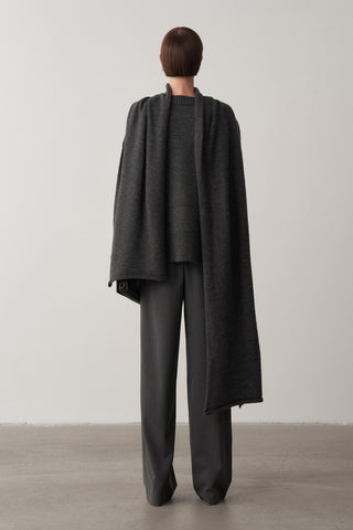 Alpaka Atkılı Oversize Kazak