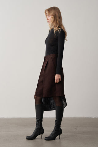 Süet Oversize Ceket ve Şort Takım