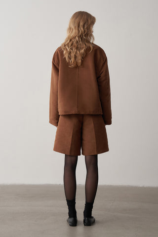 Süet Oversize Ceket