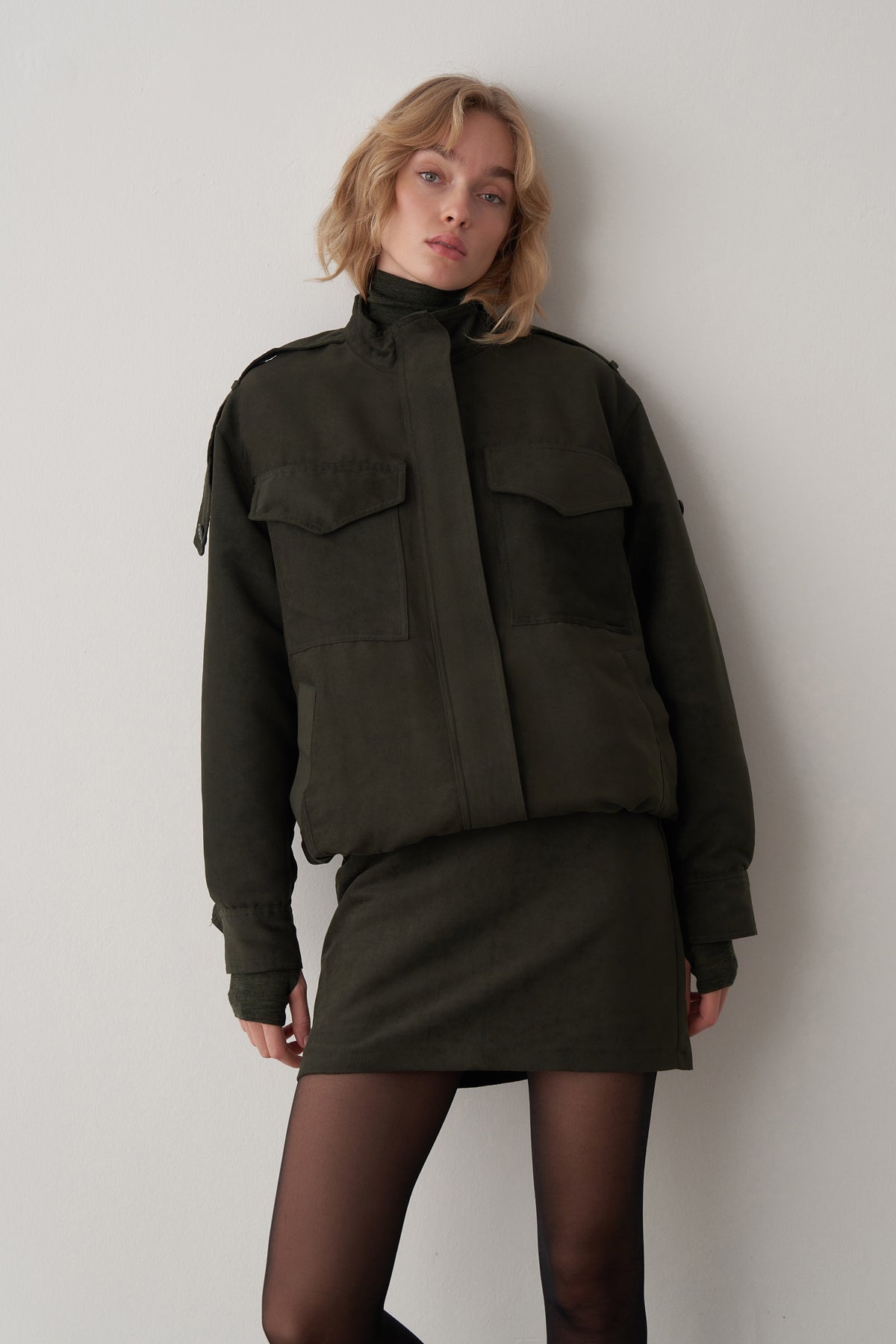 Süet Bomber Ceket