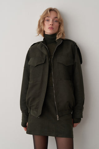 Süet Bomber Ceket