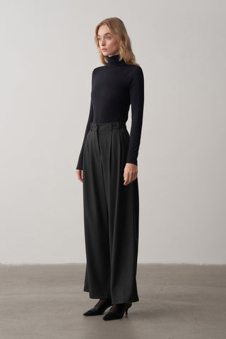 Lorn Kruvaze Çizgili Ceket Pantolon Takım