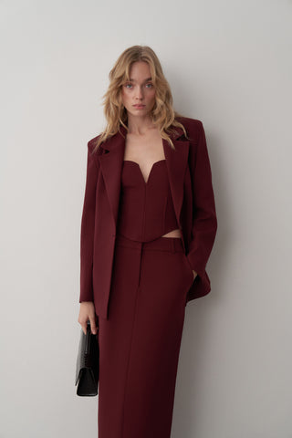 Büstiyer Ceket Etek Takım