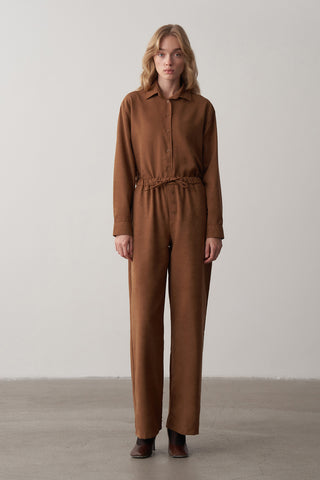 Süet Oversize Gömlek