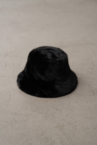 Suni Kürk Bucket Şapka