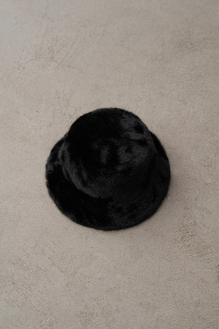 Suni Kürk Bucket Şapka