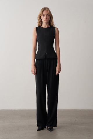 Fermuar Detaylı Bluz