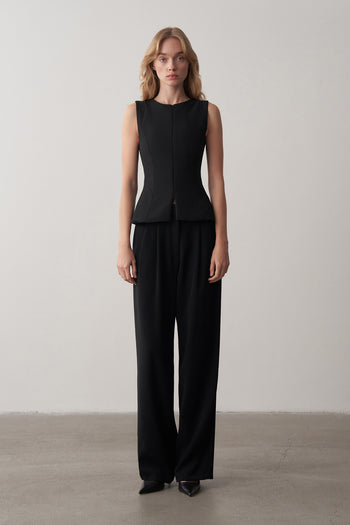 Fermuar Detaylı Bluz