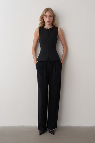 Fermuar Detaylı Bluz