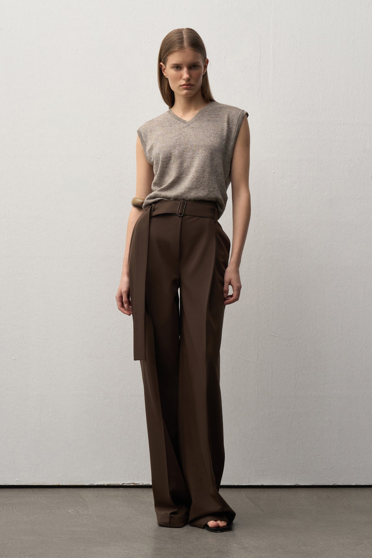 Limited Edition Kemerli Palazzo Pantolon