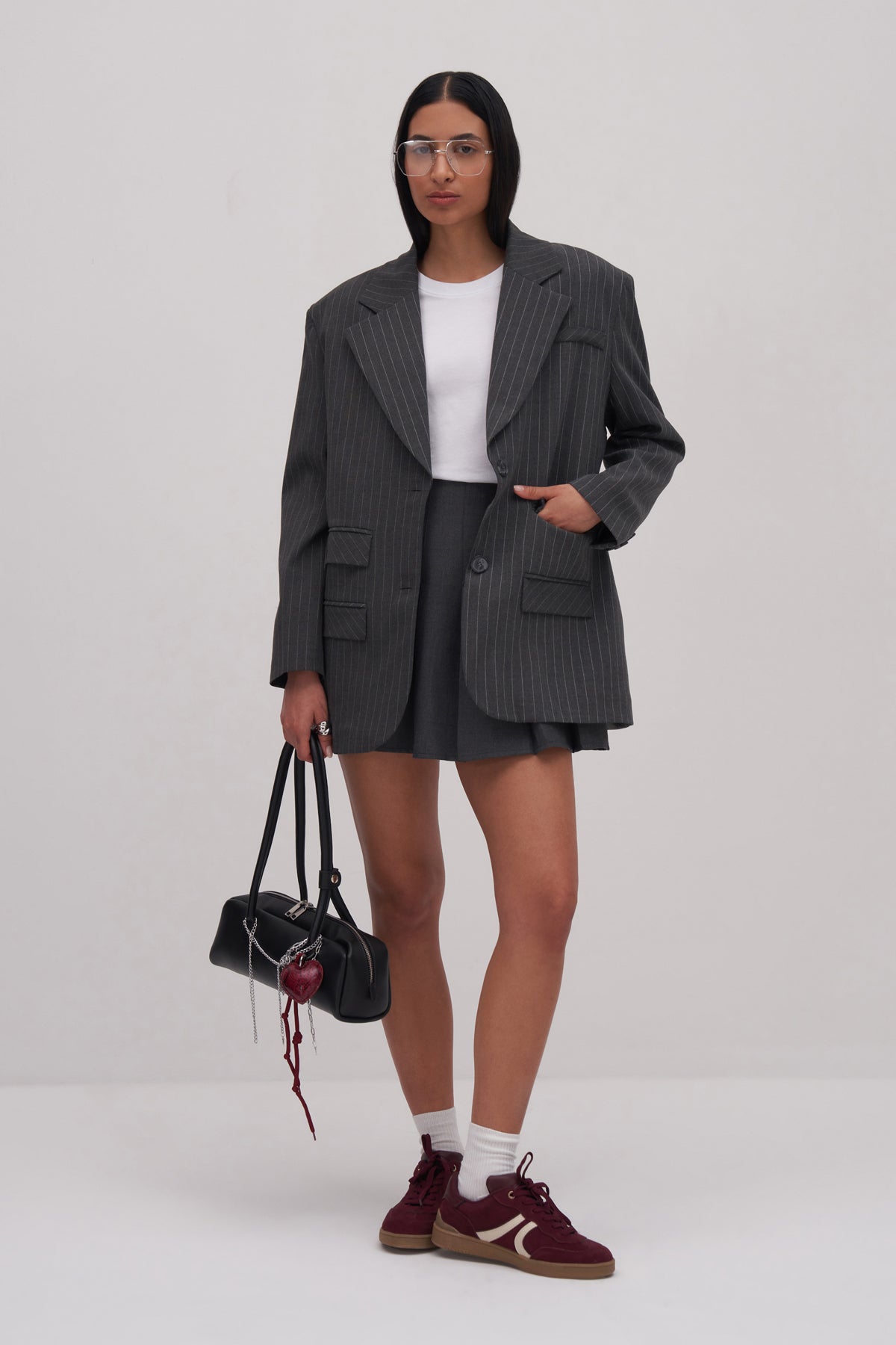 Louis Çizgili Oversize Ceket