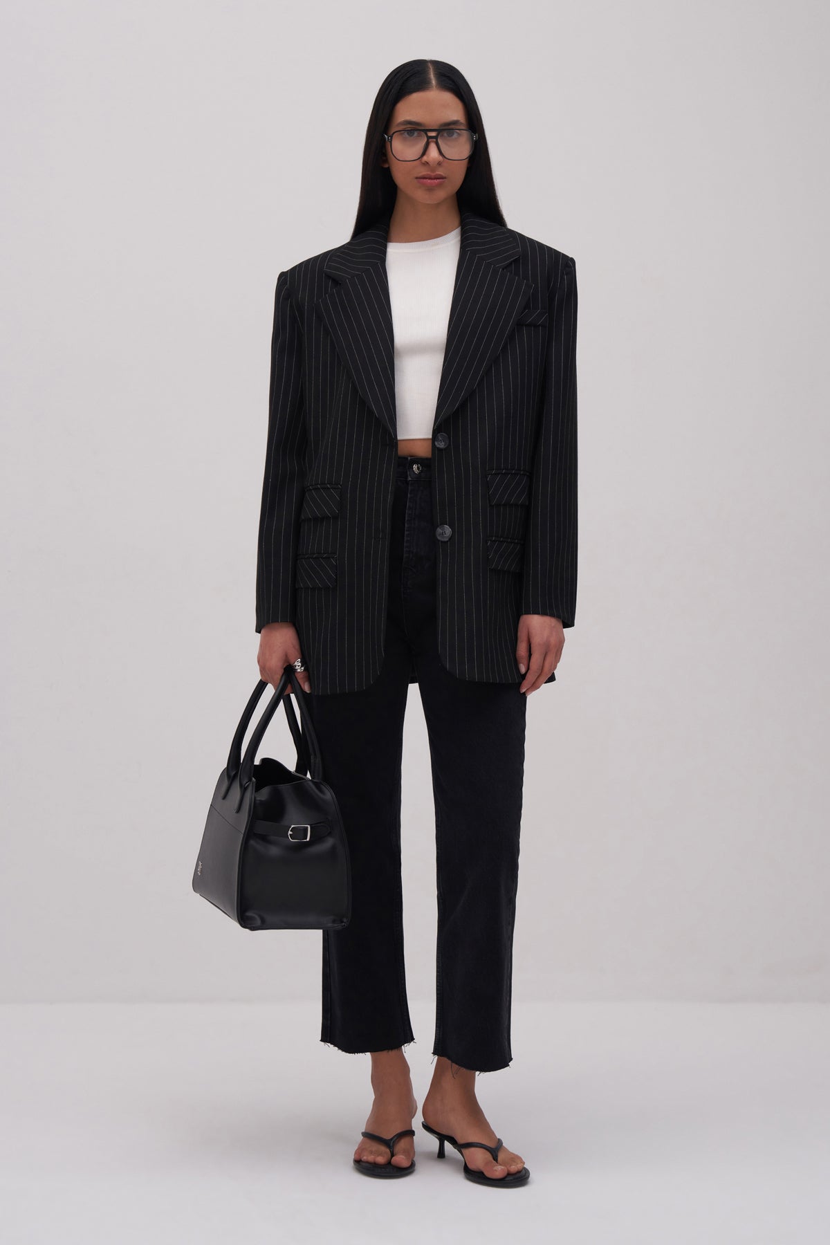 Louis Çizgili Oversize Ceket