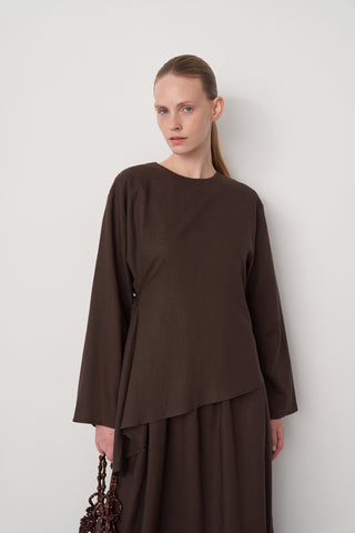 Keten Maxi Elbise