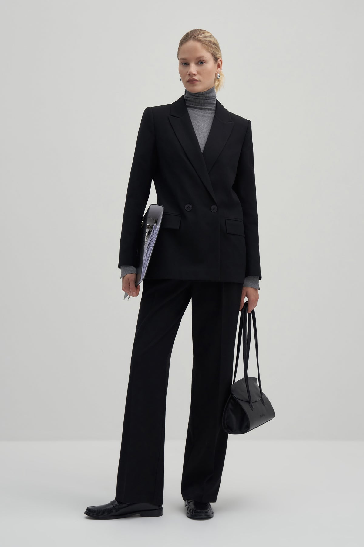 Private Edition Kruvaze Blazer Ceket Cross Pantolon takım