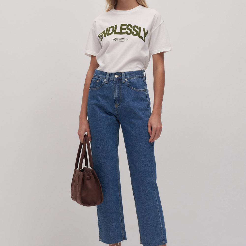 Mathilda Wide Leg Cropped Jean