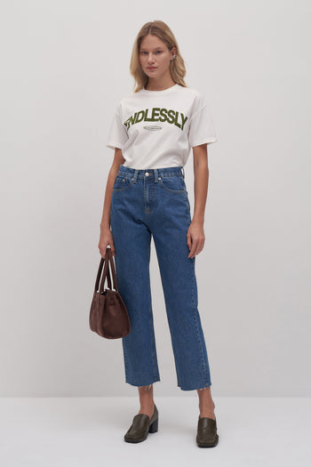 Mathilda Wide Leg Cropped Jean