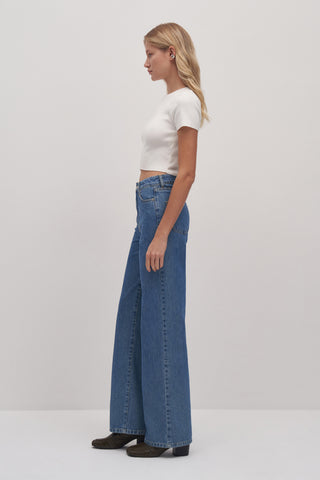 Mathilda Yüksek Bel Wide Leg Jean