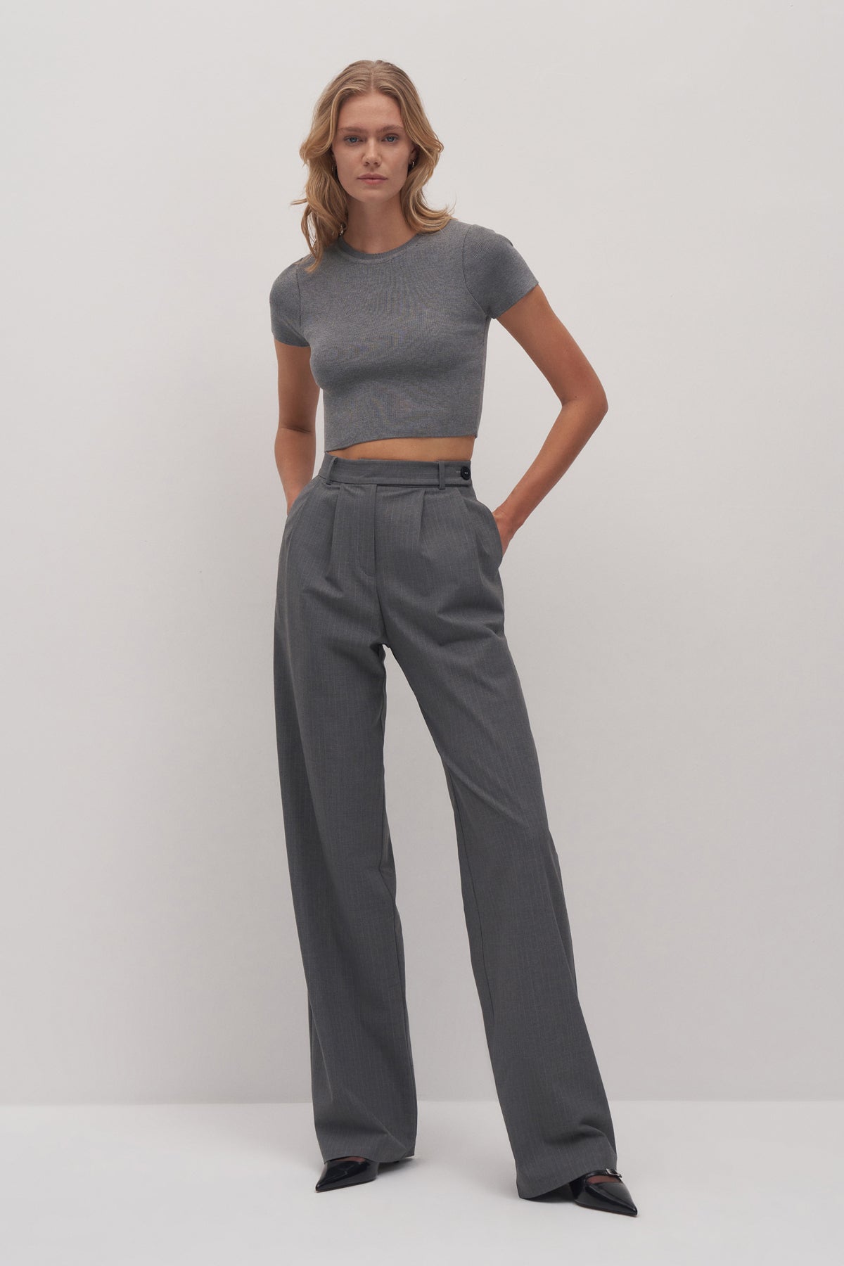 Basic Triko Crop