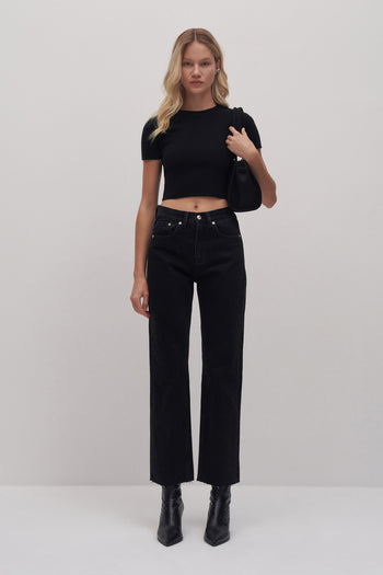 Mathilda Wide Leg Cropped Jean