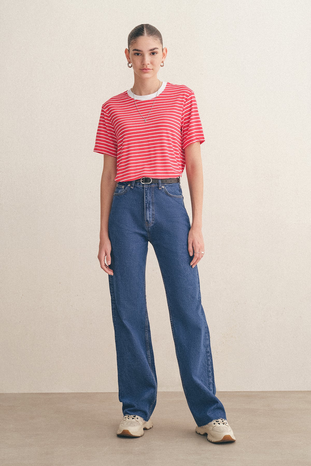 Basic Çizgili T-shirt