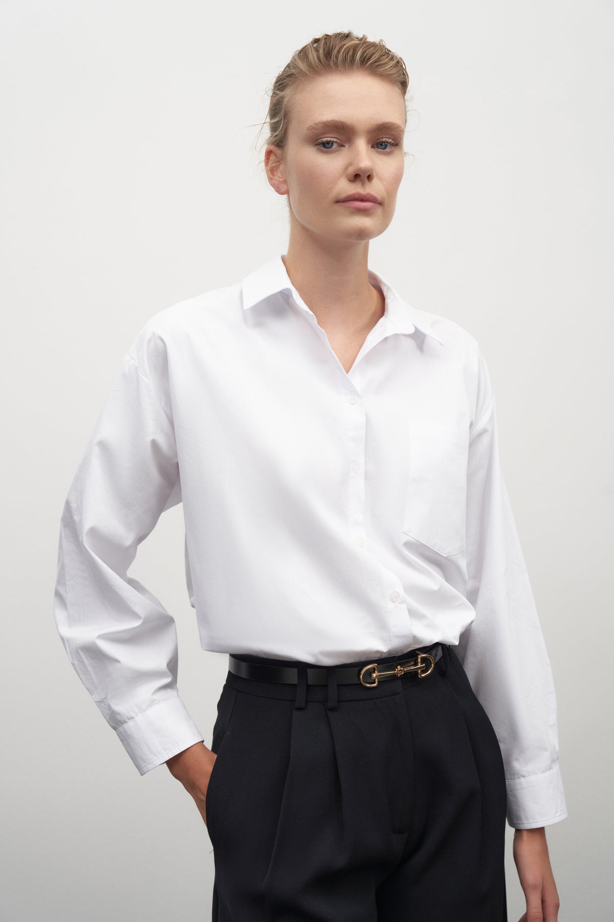 Oversize Poplin Gömlek
