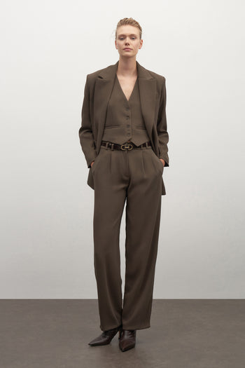 Brown Special Edition Palazzo Pantolon