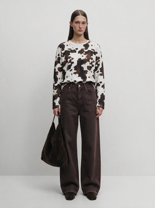 Hayvan Desenli Sweatshirt